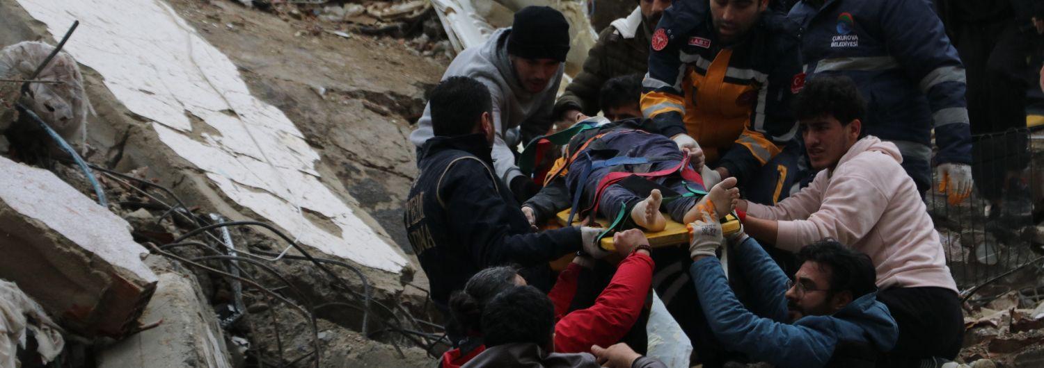 foto de terremoto en Turquía / Siria
