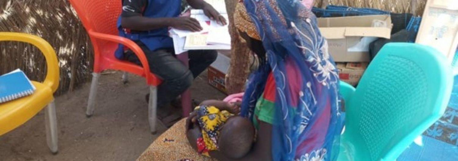 Curative consultation session at Klissawa CSA, Kossa health area