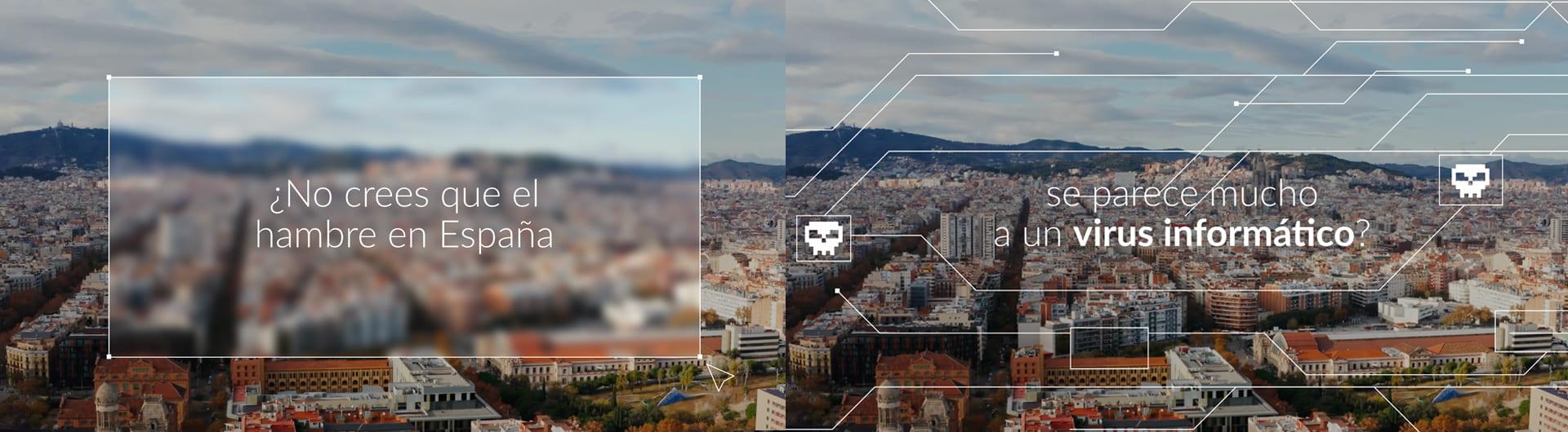 Campaña Hackeamos el Hambre sobre la lucha contra la inseguridad alimentaria en España