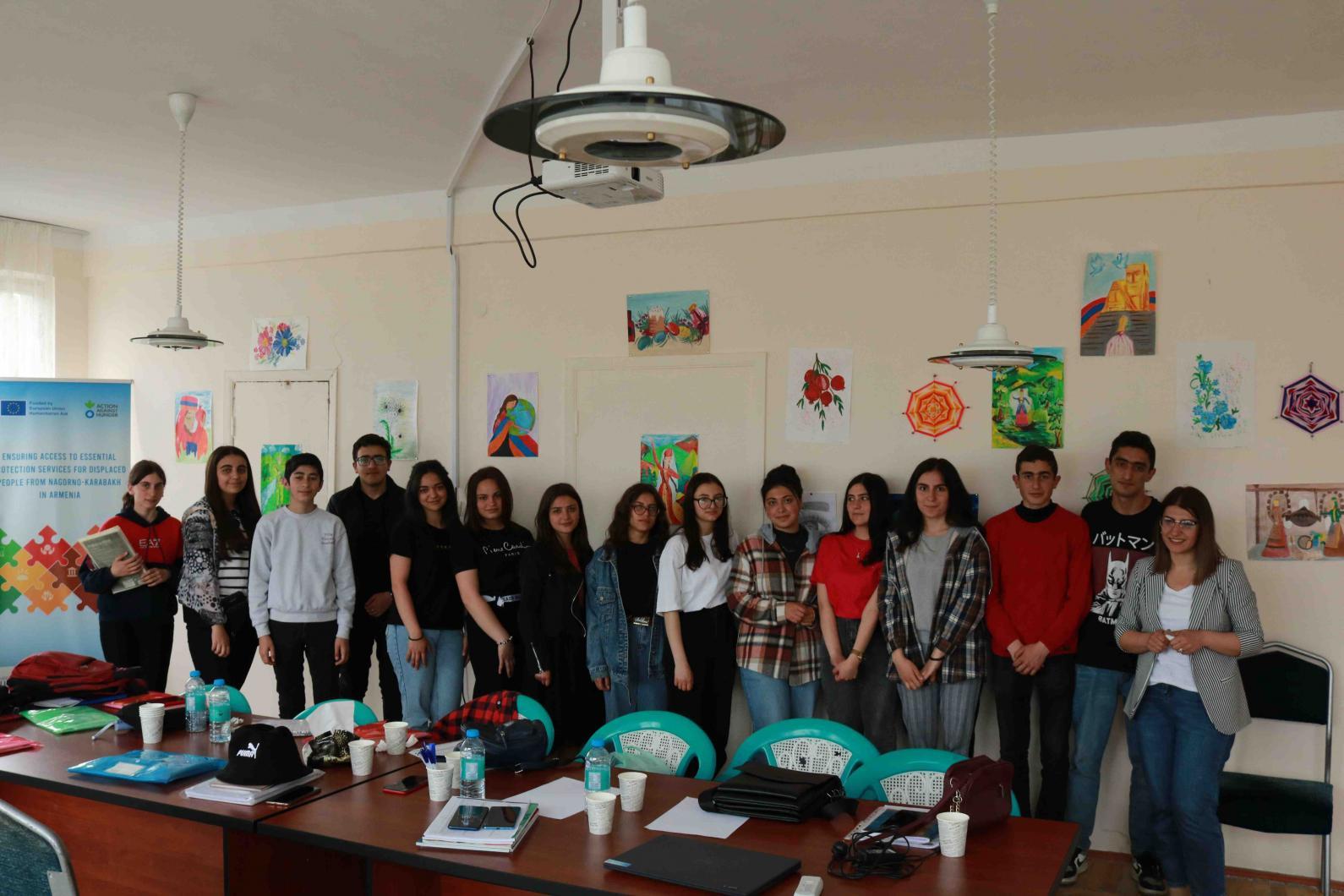 Visiting the Chambarak Child Friendly Space
