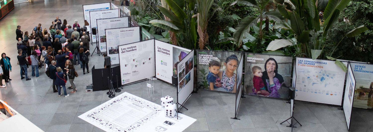 ‘Los rostros del hambre’, exposición de Acción contra el Hambre que presenta la realidad de personas refugiadas y migrantes