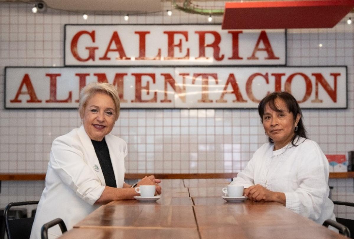 Susi Díaz y Eloísa Vereau en Restaurantes contra el Hambre