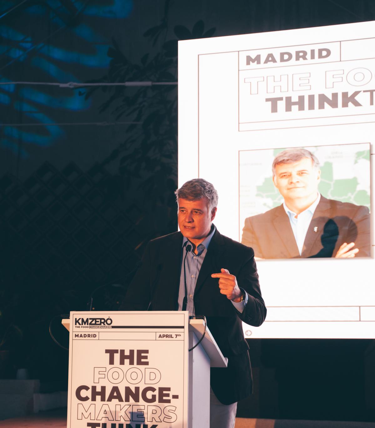 Manuel Sánchez-Montero, director general de Acción contra el Hambre, durante su intervención en el evento The Food Changemakers Think Tank, celebrado en Madrid.