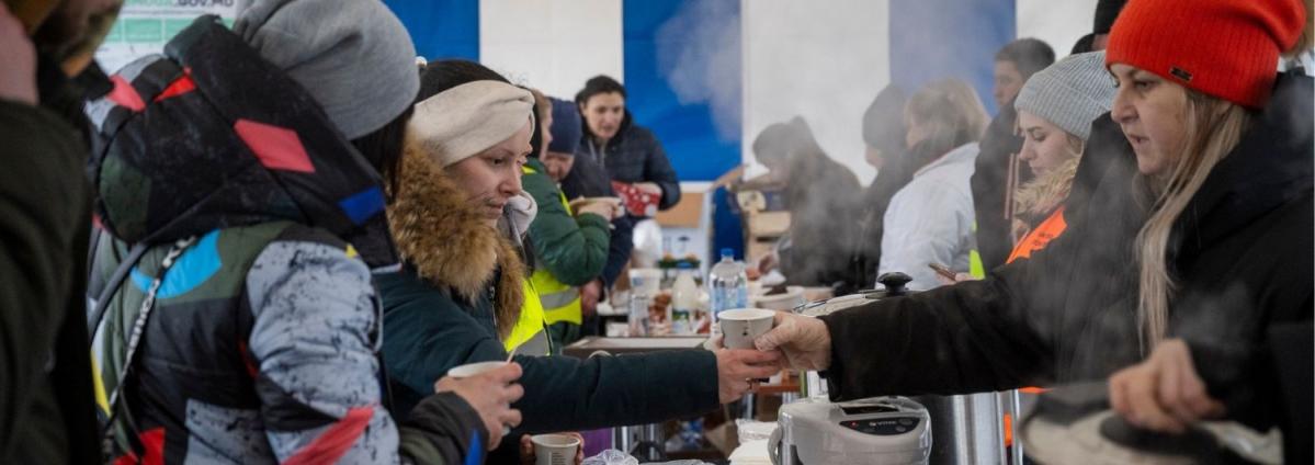  Foto: Gonzalo Höhr. Centro de acogida en el puesto fronterizo de Palanca (Moldavia) con Ucrania. Acción contra el Hambre 